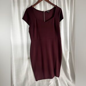 Express Maroon Dress